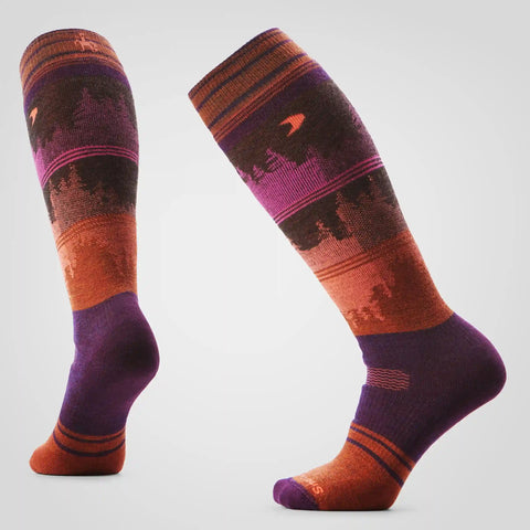 Women's Snowboard Twilight Vista Over The Calf Socks